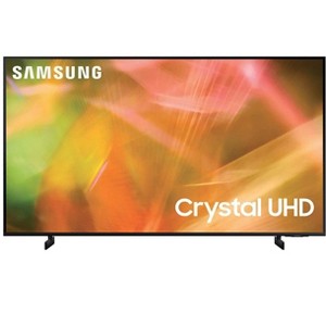 Samsung 50" Class Crystal UHD AU8000 Series - 4K UHD Dual LED HDR Smart TV with 60Hz & Alexa Built-in UN50AU8000 Refurbished - 1 of 4