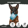 ZippyPaws Grey Bear Hugger Super Chewer 2-in-1 Plush Exterior Hard Core Plush Toy, Large Breeds - 4 of 4