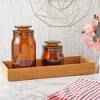 Farmlyn Creek 3-Pack Bamboo Utensil Drawer Organizers Cutlery Tray for Kitchen Silverware Flatware Brown 15"x6"x2" - image 3 of 4