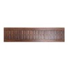 Wooakway Rustic 62" L Weather-resistant Acacia Wood Patio Bench with Classic Slat Panel Solid Hardwood Frame for Garden Sunroom Poolside Set of 2 - 3 of 4