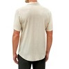 Men's Casual Button Down Shirts Relaxed Fit Short Sleeve Shirt Stylish Summer Beach Shirt - 3 of 4