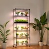 VEVOR Plant Shelf with Grow Light,6-Tier Indoor Plant Stand,71in Display Rack with Wheels& 4/9/14H Timer,150W 3-Color Full Spectrum Grow Lights,Black - 2 of 4