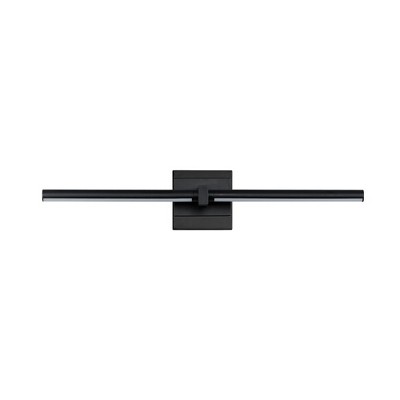 ET2 Lighting Dorian 1 - Light Wall Light in  Black