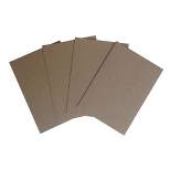 Crescent Mounting Chipboard, 5 x 7 Inches, Gray, Pack of 40