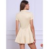 Jess by Meiko Women's Drop Waist Collared Flare Dress - 3 of 4