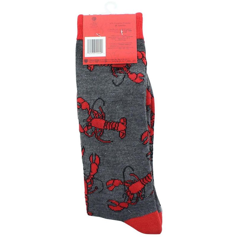 HYP Friends Lobster & Central Perk Adult Novelty Crew Socks | 2 Pairs  | Size 6-12, 3 of 4