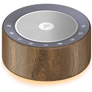 Letsfit White Noise Machine with 7-Color Night Lights, 30 High Fidelity Soundtracks, Full Touch Metal Grille and Buttons - T3 - 1 of 4