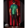 Lars Amadeus Men's Short Sleeve Crew Neck Disco Glitter Sequin T-Shirt - 3 of 4