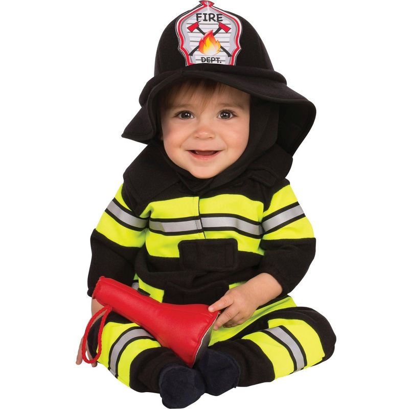 Rubies Baby Fireman Halloween Costume, 1 of 3