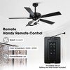 Parrot Uncle 52-Inch Modern LED Ceiling Fan with Lights and Remote for Kitchen and Living Room - 3 of 4