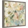Amanti Art Expressive Pale Floral Square by Silvia Vassileva Canvas Wall Art Print Framed 16 x 16-in. - 3 of 4