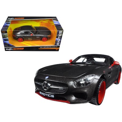 Mercedes AMG GT Black "Exotics" 1/24 Diecast Model Car by Maisto