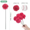 Unique Bargains Artificial Chrysanthemum Ball Flowers Silk Bouquets Real Touch 11 Inch 30 Pcs - 3 of 4