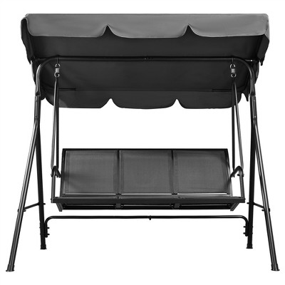 Yaheetech 3-Seat Outdoor Patio Swing Chair for Patio/ Garden/ Yard