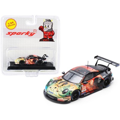 Porsche 911 RSR #56 Team Project 1 Winner LMGTE Am Class 24H of Le Mans (2019) 1/64 Diecast Model Car by Sparky