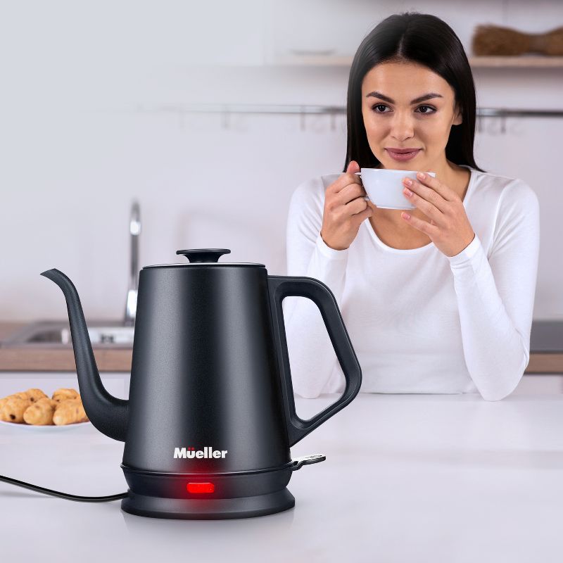 Mueller Electric Gooseneck Kettle with Pour Over Drip, Coffee Maker & Serving Set, 4 of 7