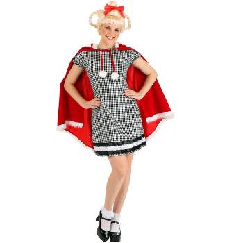 HalloweenCostumes.com Adult Red Christmas Girl Costume Womans, Holiday Halloween Costume