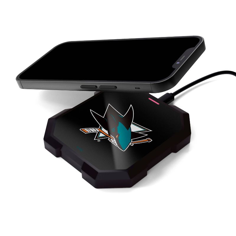 NHL San Jose Sharks Wireless Charging Pad, 3 of 4