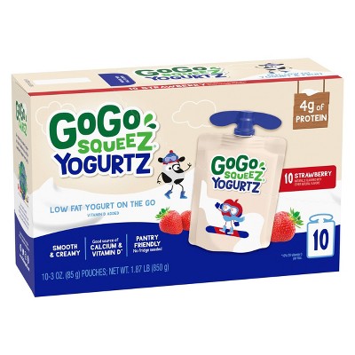 GoGo squeeZ Kids&#39; YogurtZ, Strawberry - 30oz/10ct_8