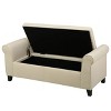 NicBex Modern 50" Storage Bench with Curved Arms for Bedroom and Living Room - 3 of 4