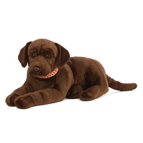 chocolate labrador plush toy