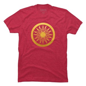 Men's Design By Humans Solar By timea T-Shirt - 1 of 4