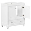 SEVOBAL Bathroom Vanities 30 Inch Bathroom Vanity with Sink and Storage Cabinet for Bathroom, White, 30"*18"*34.88" - 2 of 4