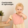 KeaBabies 8-Pack Organic Baby Bibs for Boy, Girl, Drool Bibs, Baby Bib for Girls, Boys,  Newborn Teething Bibs - 4 of 4