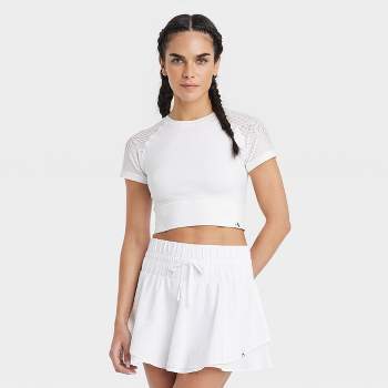 Women's Seamless Crop Short Sleeve Shirt - JoyLab™