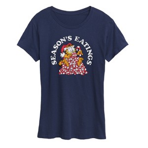 Women's - Garfield - Seasons Eatings Short Sleeve Graphic T-Shirt - 1 of 4