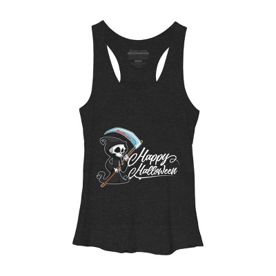 Women's Design By Humans HAPPY HALLOWEEN - Special Edition By wedenote Racerback Tank Top