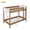NicBex Triple Full Bunk Bed with Full Length Guardrail,Loft Bed with 2 Built-in Ladders,Modern Bunk Beds,Noise Reduced Bunk Beds for Bedroom - 3 of 4