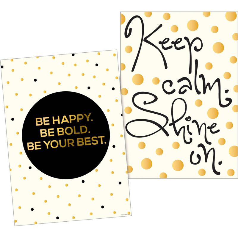 Set of 6 Be Happy Be Bold Motivational Art Prints &#38; Posters - Barker Creek, 2 of 5