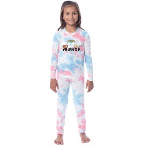 Friends The TV Series Girls Life Is Better With Friends Tie Dye Pajama Set Tie-dye - 1 of 3