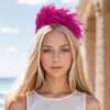 Unique Bargains Halloween Christmas Women's Feathers Headband 1 Pc - 2 of 4