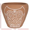 Owl Multi Terracotta Planter - Foreside Home & Garden - 4 of 4