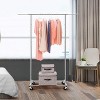 Simple Trending Standard Rod Clothing Garment Rack Chrome - 3 of 4