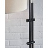 Baronvale Metal Floor Lamp Black - Signature Design by Ashley: Adjustable Arm, UL Listed, Modern Style Lighting - 3 of 3