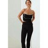Slickblue Women’s Activewear Set, Ribbed Contrast Trim, Crop Top and Leggings, Athleisure Style, XS–L, 4 Color Options - 3 of 4