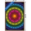 Trends International Delyth Angharad - Rainbow Mandalas Framed Wall Poster Prints - 3 of 4