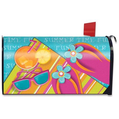 Briarwood Lane Mailbox Cover  - Oversized - Pool Party Summer Large / Oversized For Summer Mailbox Cover