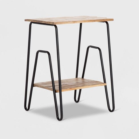 Cooper Industrial Side Table Brown Clickdecor Target