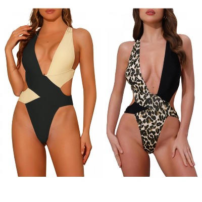 black & beige, leopard & black