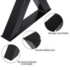 Set of 2 Steel Table Legs, X-Shaped Heavy Duty Dining Table Legs, Industrial-Style Furniture Support, Four Protective Floor Pads for Work Tables - 4 of 4