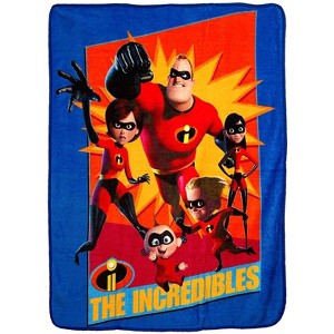 Northwest Incredibles Micro Raschel Throw Blanket, 46" x 60", Family Heroes - 1 of 4