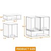 SpaceAid Baby Bottle Storage Organizer,  Stackable Acrylic Drawer Unit with Small, Medium &  Large Bin for Countertop, Cabinet, Vanity - 2 of 4
