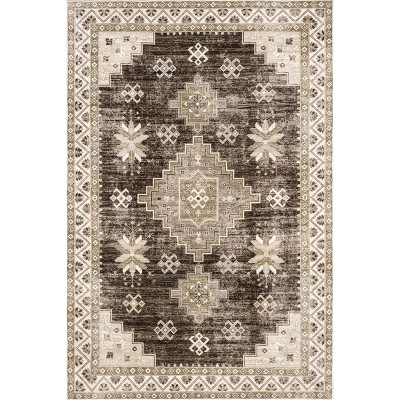 Nuloom Clovebud Geometric Pet Friendly Machine Washable Area Rug
