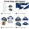 Big Dot of Happiness Blast Off to Outer Space Rocket Ship Baby Shower or Birthday Party Clear Goodie Favor Bag Labels Candy Bags with Toppers 24 Ct - 3 of 4
