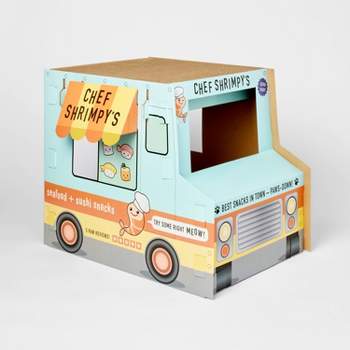 Chef Shrimpys Food Truck Novelty Cat Scratcher - 19.7" - Boots & Barkley™