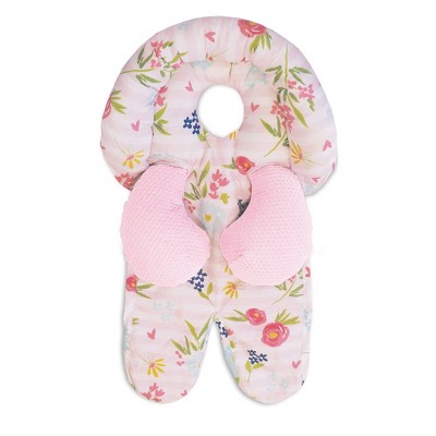 Boppy Head and Neck Support - Pink Stripe Flowers